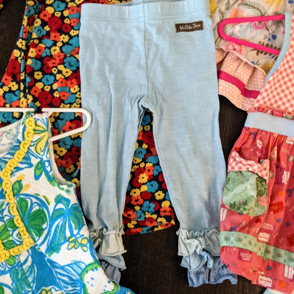 Matilda jane leggings with ruffle size 2